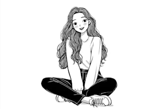 sketch your cartoon character