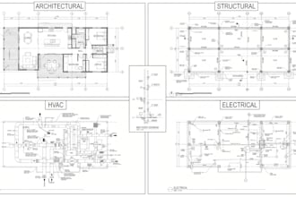 design architectural structural hvac electrical mep permit drawings