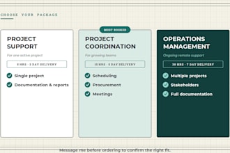 be your construction and interior design project coordinator
