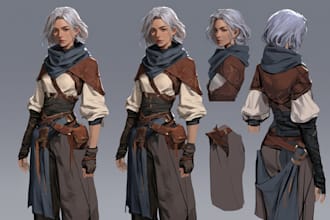 draw dnd character, fantasy character illustration, rpg character concept