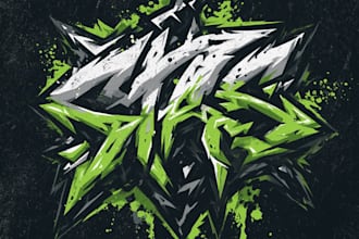 do graffiti design for you