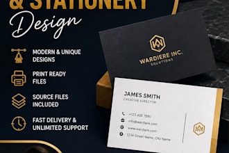 design  business cards and professional stationery branding