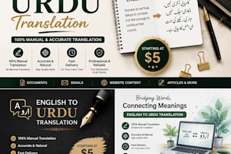 translate english to urdu manually