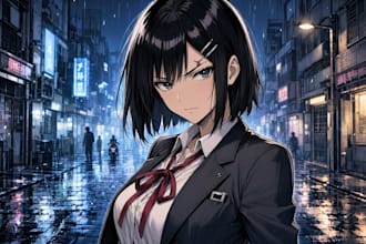 make anime manga comic illustration, manga comic