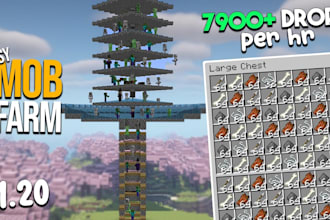 build professional minecraft automatic farms for you