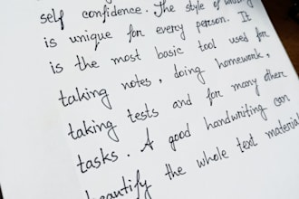 write anything you want in normal or cursive handwriting