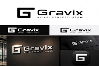 design a modern custom business logo for your brand