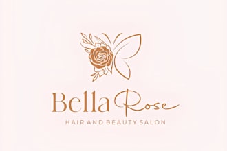 create modern luxury cosmetics, spa and beauty logo design