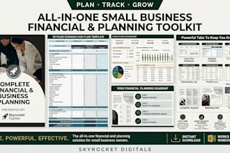 prepare balance sheet, income statement cash flow forecast and financial reports