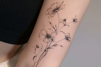 design a minimalist fine line tattoo