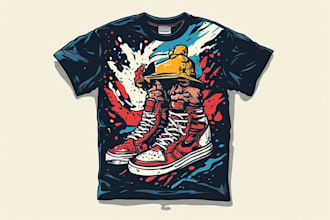 custom vintage 90s hip hop rap sports bootleg t shirt design