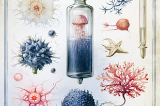 design scientific, medical illustrations and diagrams