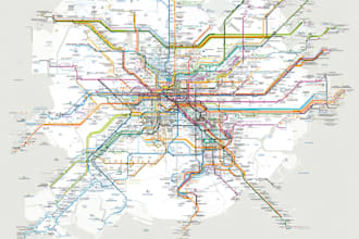 vector map illustration tourist map vector city map event map vector site map