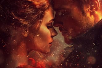 design romance book cover and crime book cover for KDP