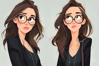 design a cartoon character