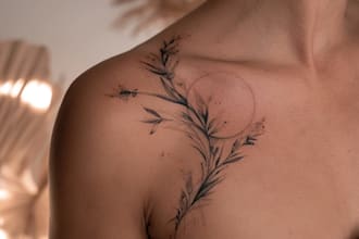design custom anime tattoo or manga tattoo design