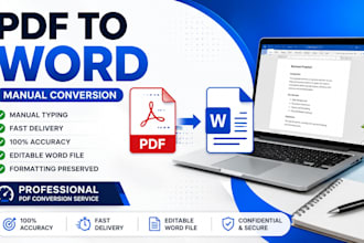 convert PDF to word manually with high accuracy