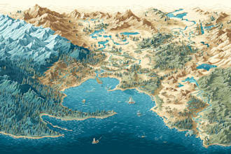 do vector map illustration and design