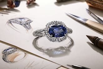 design jewelry illustration, sketch ring, earrings, bracelet