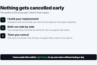 replace a paid shopify app with custom code you own