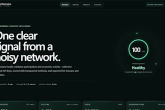 build a custom solana analytics and monitoring dashboard