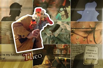 create custom aesthetics and moodboards for authors