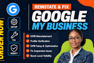 do google business profile verification fix and gmb SEO reinstate gmb suspension