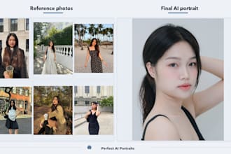 create realistic korean style ai portraits