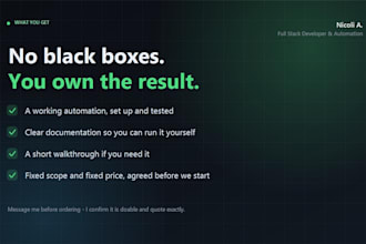 automate your repetitive task or connect your apps