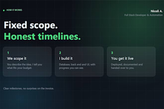 build you a web app or mvp with nextjs and react