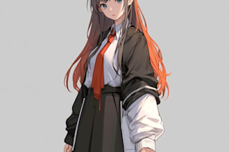 do anime character illustration