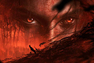 design a professional horror book cover thriller book cover mystery book cover