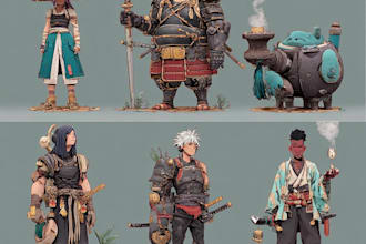 design a concept art character or object