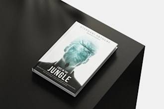 create an illustrated fairytale book cover for print, ebook and amazon KDP