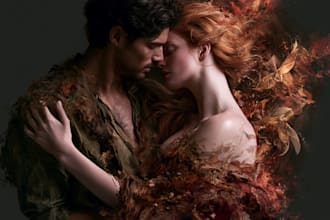 design erotic fantasy romance book cover