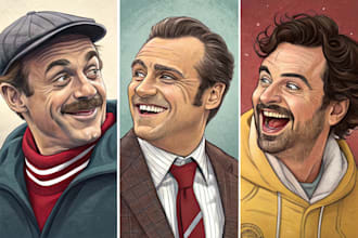 draw caricatures from photos