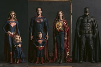 make a family superhero portraits for you