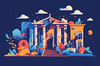 create custom vector illustrations for you