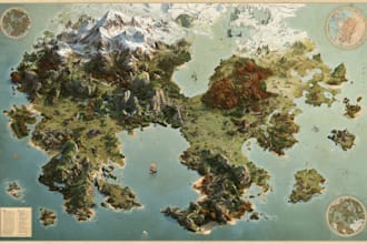 draw a map illustration for you