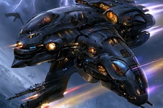 make sci fi spaceship models