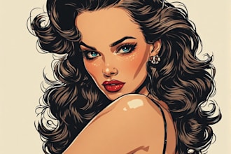 design a pin up girl and pin up girl