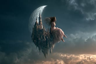 do dispersion, smoke effect, manipulation from photoshop