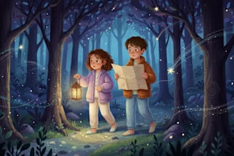 illustrate magical children book stories with colorful custom artwork