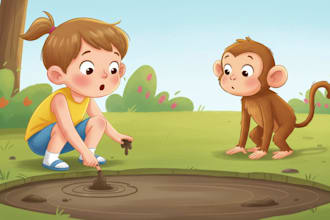 create enchanting children book illustrations with colorful custom artwork
