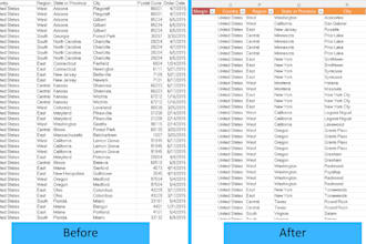 design professional excel spreadsheets, formatting and more
