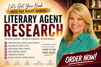 write your query letter, synopsis and book proposal for literary agent
