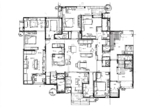 redraw your image, blueprints, and floor plans into autocad