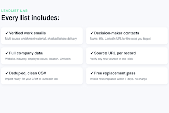 build a verified b2b lead list with emails for your exact icp