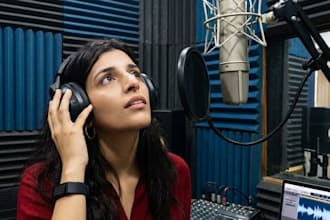 record a warm female voice over for children audiobooks