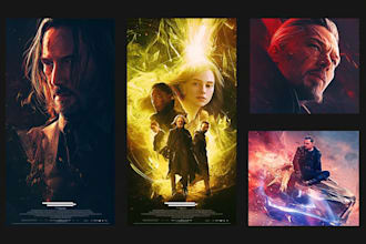 create a creative indie movie poster for your short film